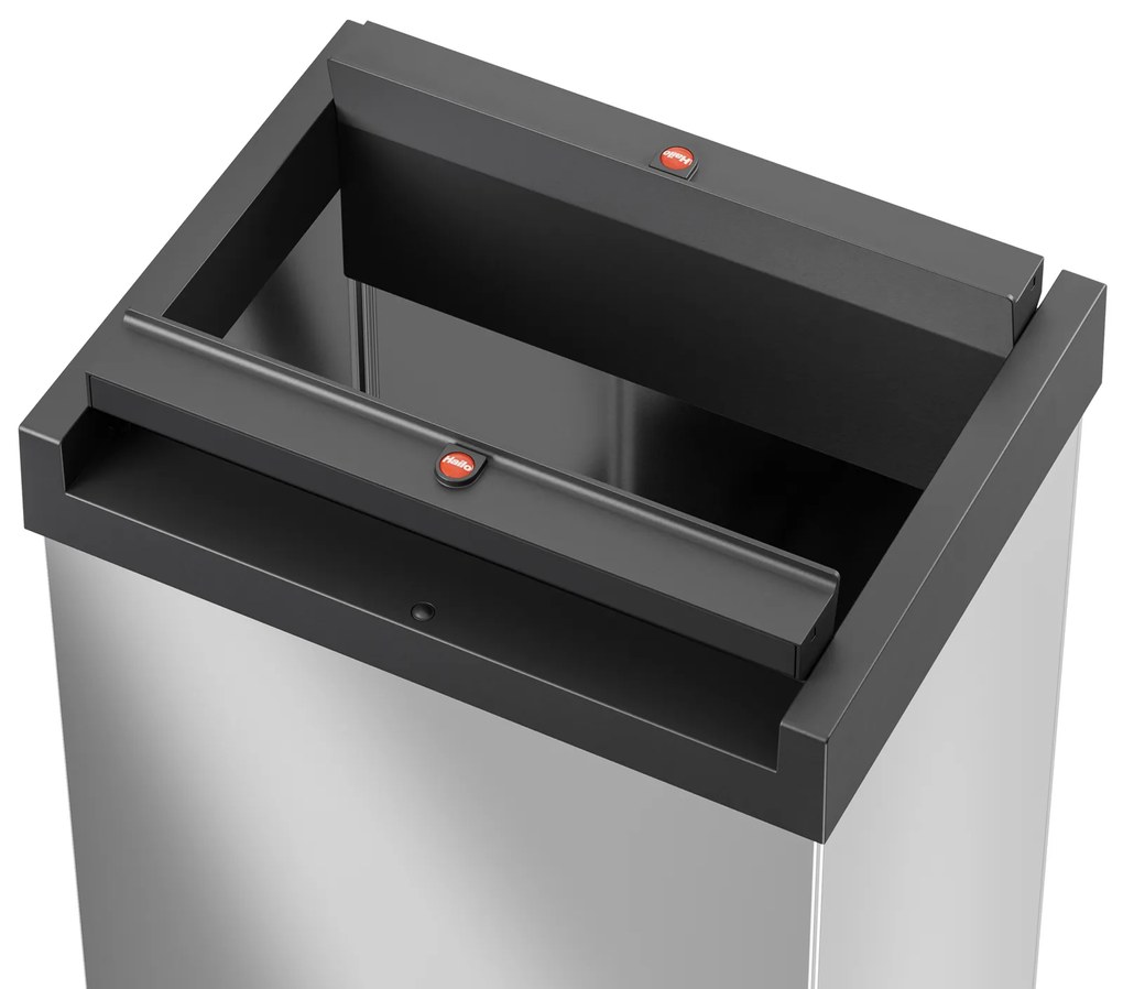 Veľkoobjemový odpadový box Big-Box Swing XL, 52 l, samozatvárací, nerez lesklý