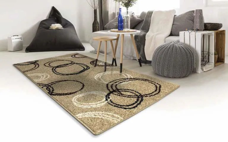 Kusový koberec Lotto 290 FM7 Y, 100x150, béžová, chodba / predsieň, Oriental Weavers