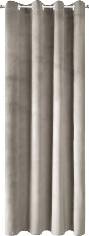 ZÁVES PIERRE CARDIN NA KRÚŽKOCH 140X250 CM BÉŽOVÝ