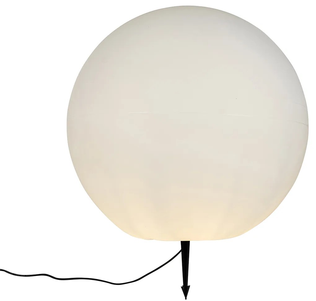 Moderná vonkajšia lampa biela 77 cm IP65 - Nura