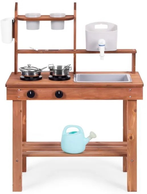 Detská kuchynka z jedľového dreva + doplnky