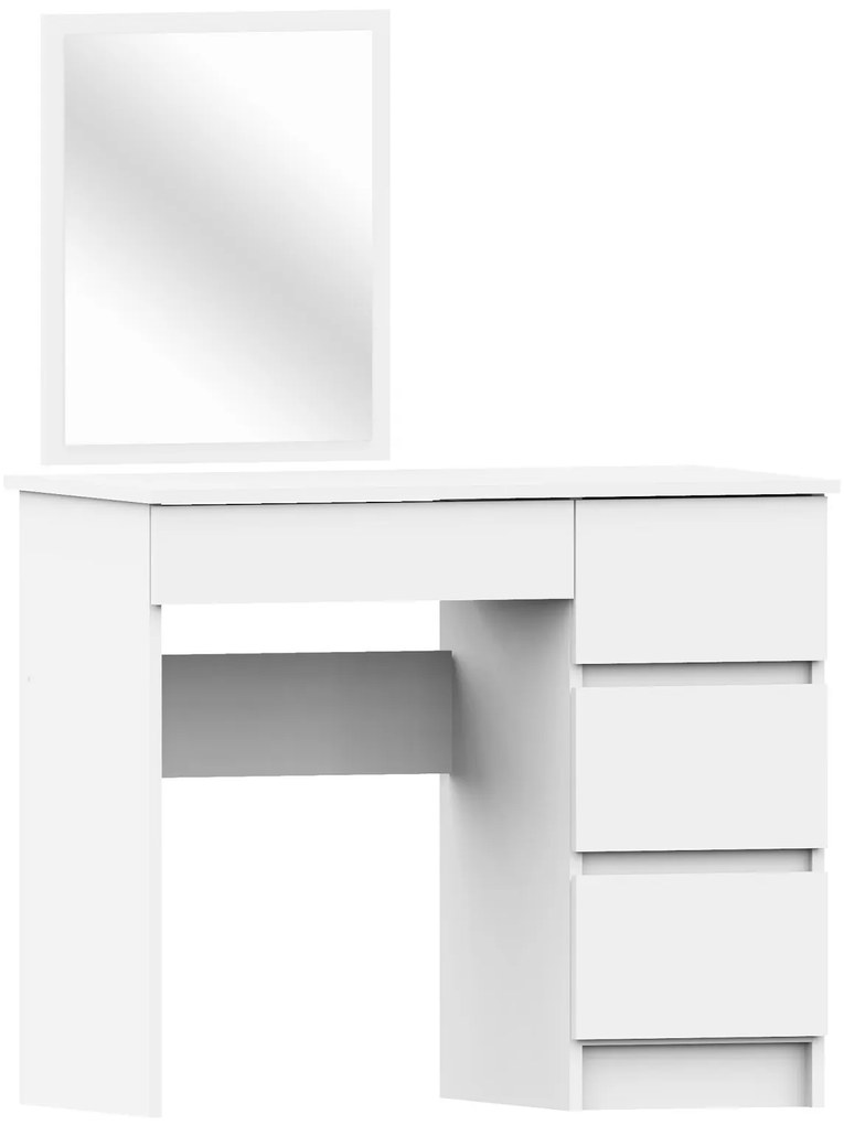 Toaletný stolík Pradosh (biela). Akcia -20%. Vlastná spoľahlivá doprava až k Vám domov. 1069077