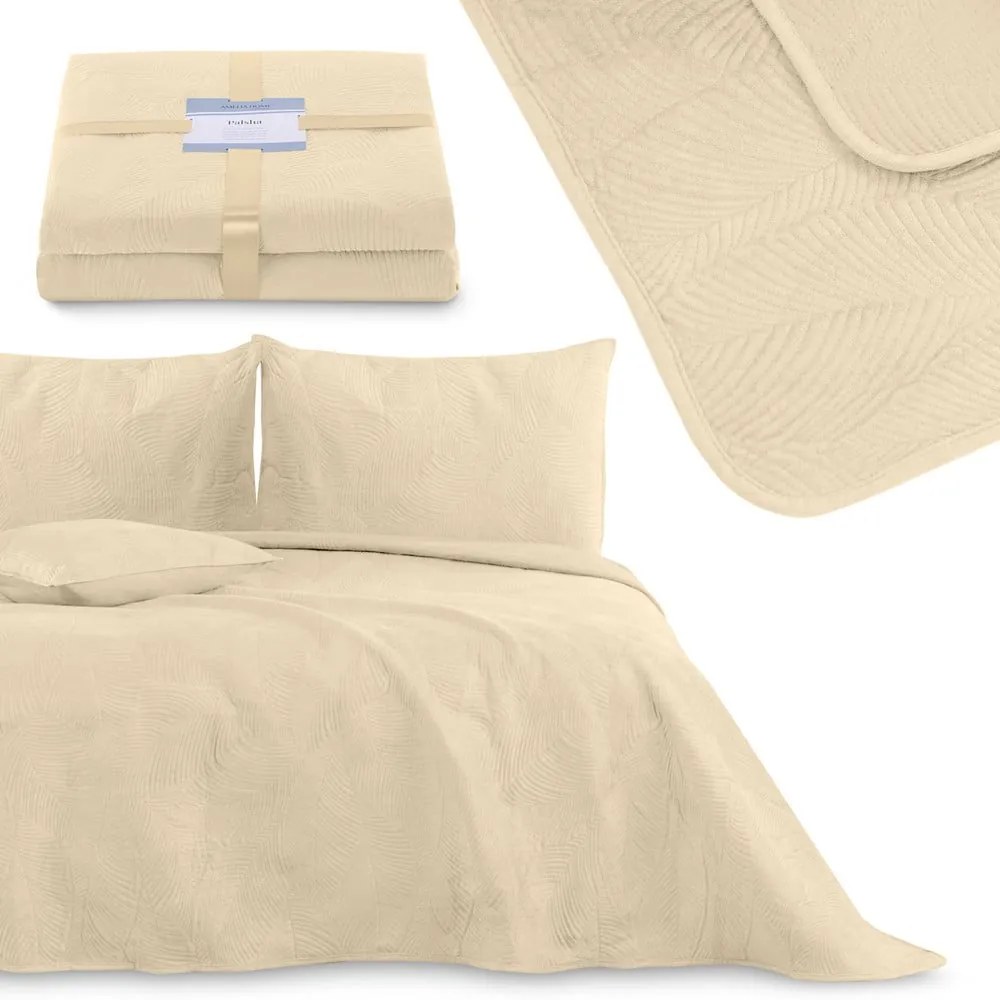 Béžový pléd 170x210 cm Palsha – Restilo