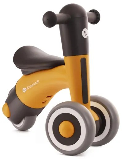 KINDERKRAFT - Odrážadlo MINIBI Premium oranžová/šedá