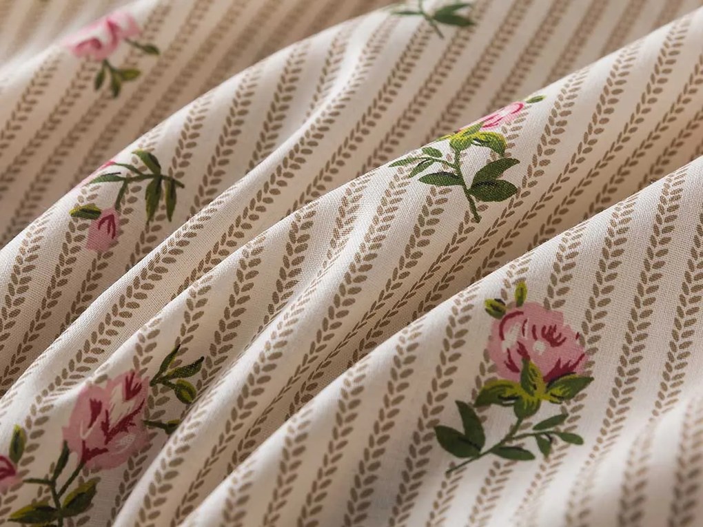 XPOSE® Bavlnené Renforcé obliečky RUŽIČKY