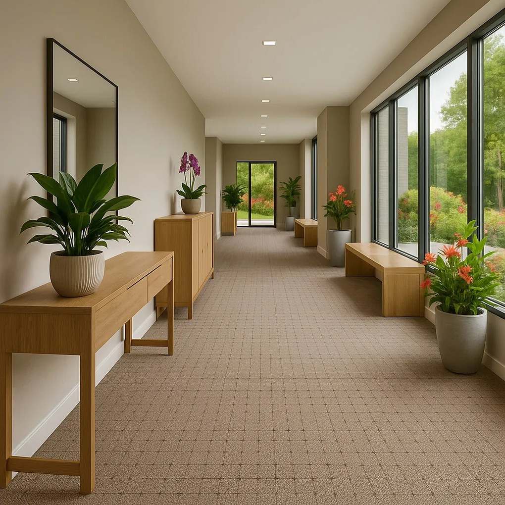 Condor Carpets, Koberec metráž Udinese béžový new - neúčtujeme odrezky z role, na mieru, šíře 2m,4m,na mieru, neúčtujeme odrezky, béžová, filc, chodba / predsieň