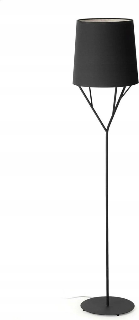 Stojacia lampa Faro Tree čierna, oceľ, E27, 2m kábel, moderný design