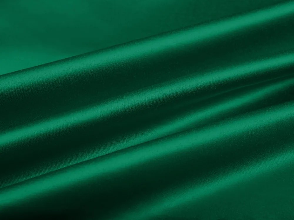 Biante Saténový obdĺžnikový obrus polyesterový Satén LUX-012 Zelený 140x160 cm