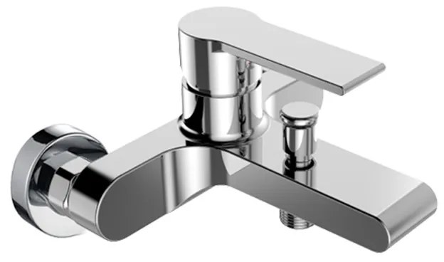 Mereo Mereo, Vaňová nástenná batéria, Dita, 150 mm, bez príslušenstva, chróm, MER-CBE90103D