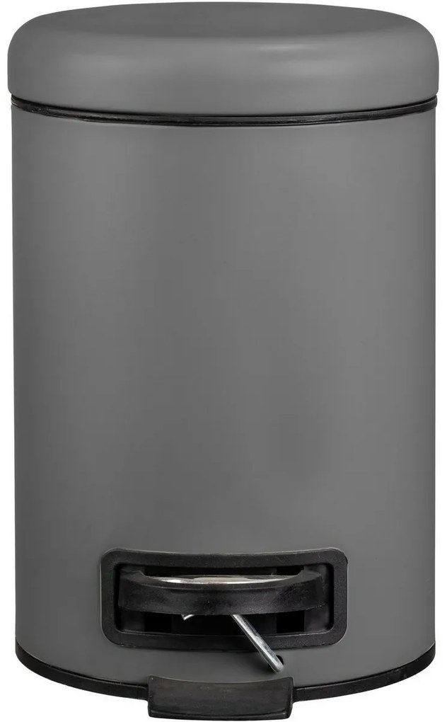 Wenko Pedálový odpadkový kôš Leman 3 l, sivá, 3 l