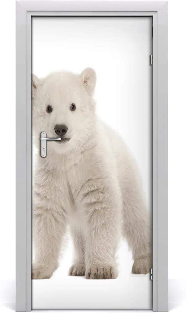 Samolepiace fototapety na dvere  Ľadový medveď
