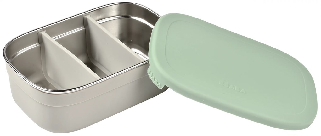 Desiatový box nerez Velvet Grey / Sage Green