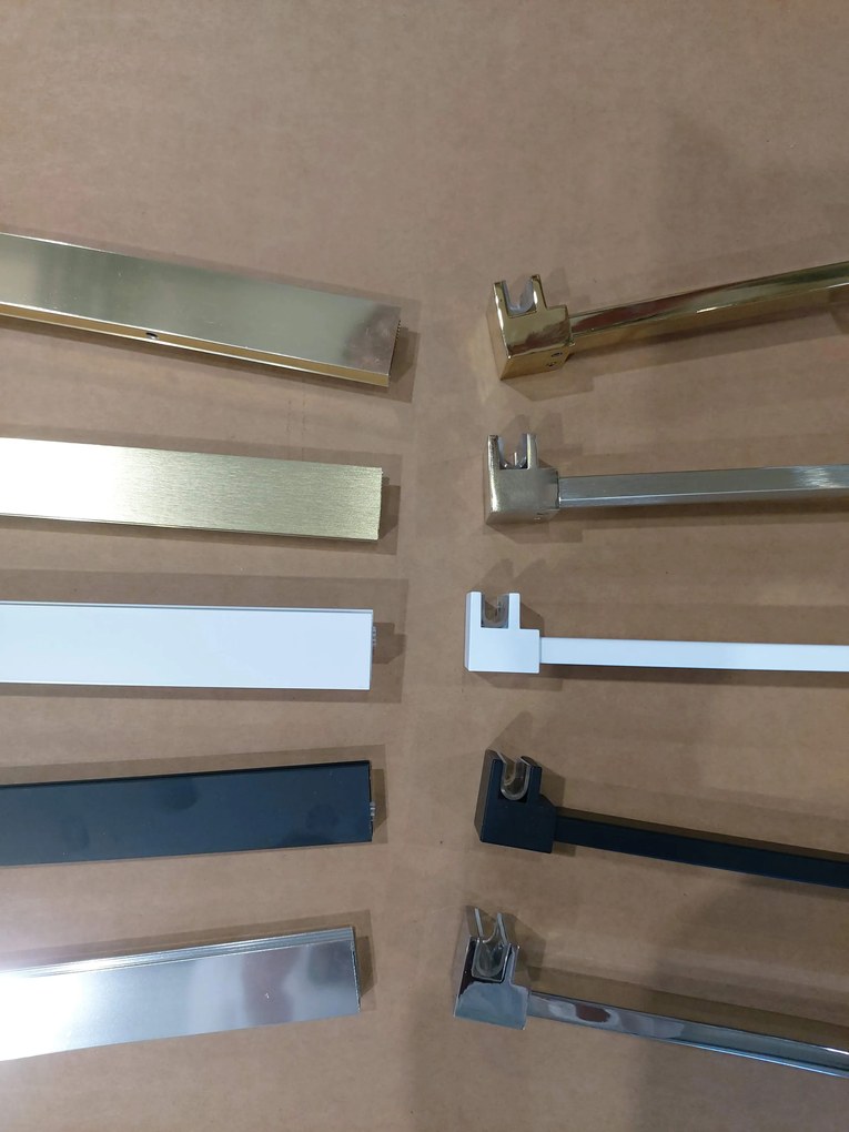 Erga Paris, stabilizačná vzpera pre sprchové zásteny s hrúbkou skla 8mm, dĺžka max. 150cm, chrómová, ERG-V02-PARIS-BAR-CR