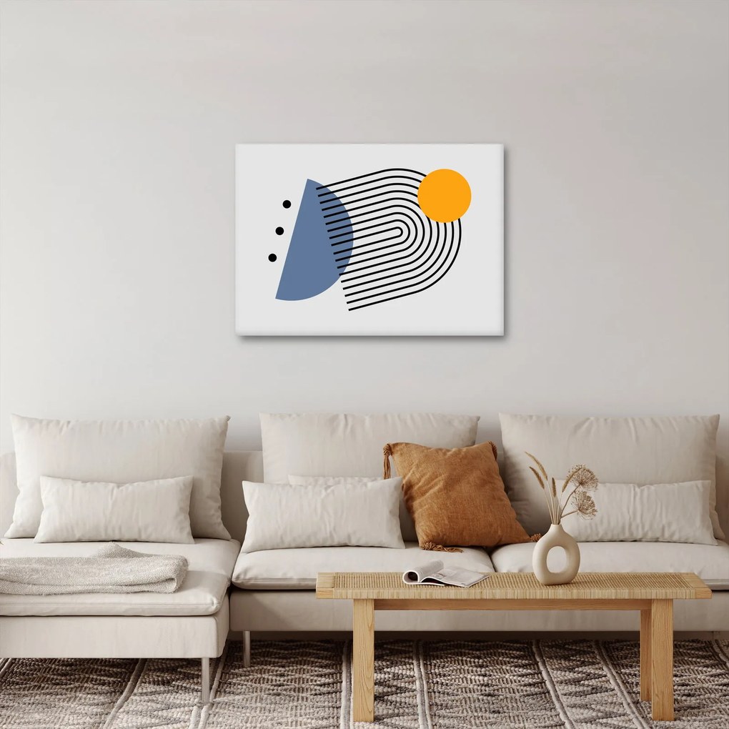 Obraz - Minimalistická abstrakcia N⁰2 (70x50 cm)