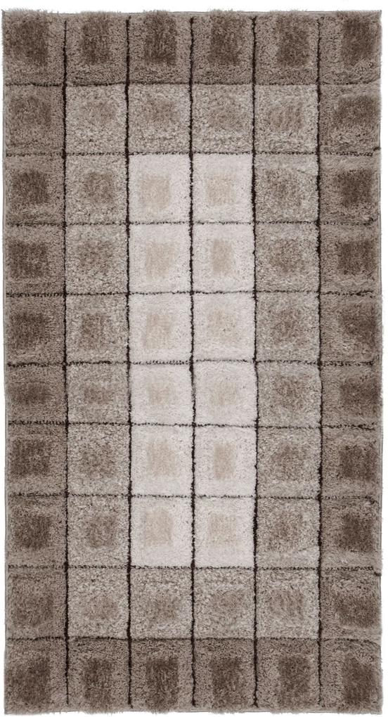 Flair Rugs koberce Kusový koberec Velvet-3D Cube Natural - 160x230 cm