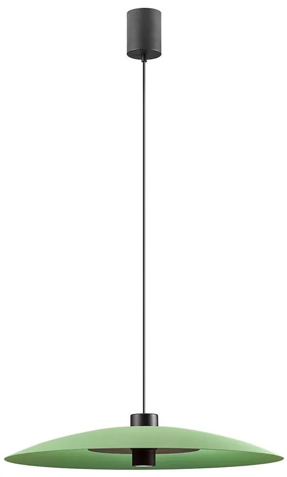 Redo 01-3019-LED Luster na lanku LARS LED/14W/230V+LED/10W pr. 60cm CRI90 zelený