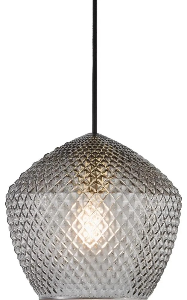 Nordlux - Luster na lanku ORBIFORM 1xE27/40W/230V čierna/šedá