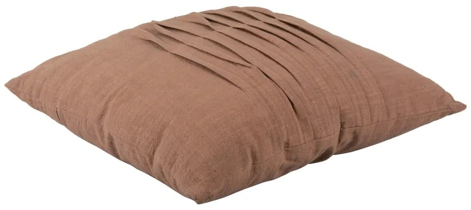 Hnedý bavlnený vankúš PT LIVING Wave, 45 x 45 cm