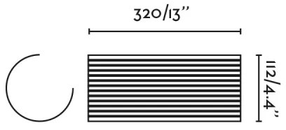 FARO 63436 - Nástenné svietidlo TRAMA 2xE14/7W/230V biela