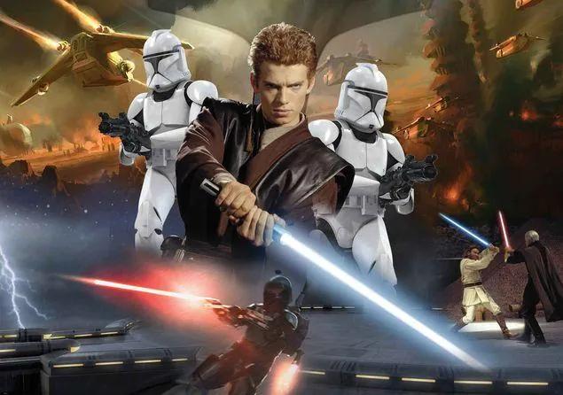 MANUFACTURER -  Fototapeta  Star Wars - Attack Clones Anakin Skywalker