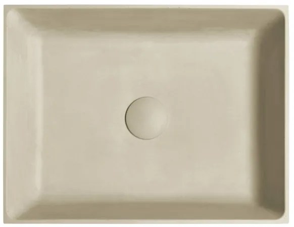 Sapho - Umývadlo na dosku FORMIGO 47,5x36,5 cm betón/béžová