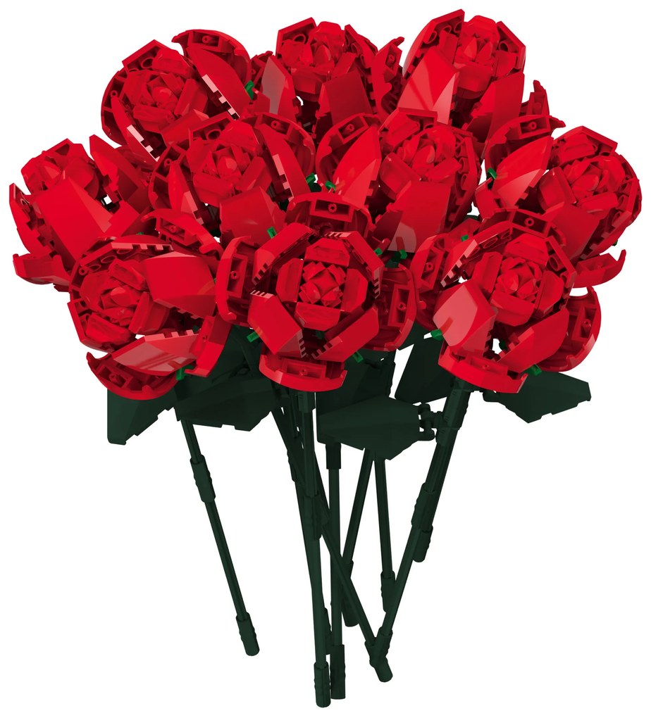 lupilu®  Stavebnica - kytica kvetov (kytica ruží)  (100395027)