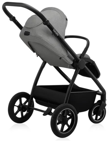 Lionelo - Kombinovaný kočík 2v1 MERIL Grey Stone