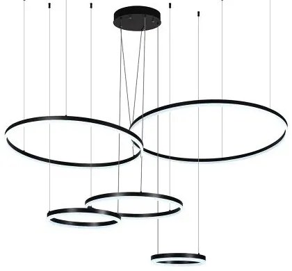 LED Stmievateľný luster na lanku LED/220W/230V 3000-6500K + diaľkové ovládanie