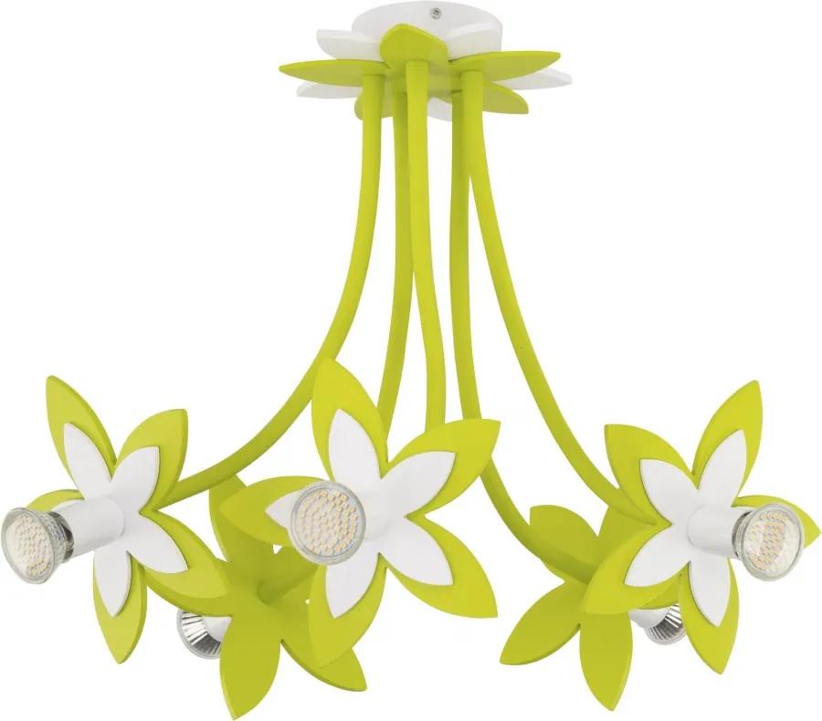 Detské svietidlo Nowodvorski FLOWERS GREEN V, h=50 cm 6901