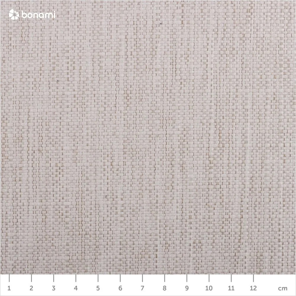 Biela čalúnená dvojlôžková posteľ s úložným priestorom s roštom 180x200 cm Elizabeth – Micadoni