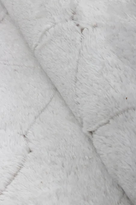 Koberec Rabbit 3D Carving COFFE / WHITE 1