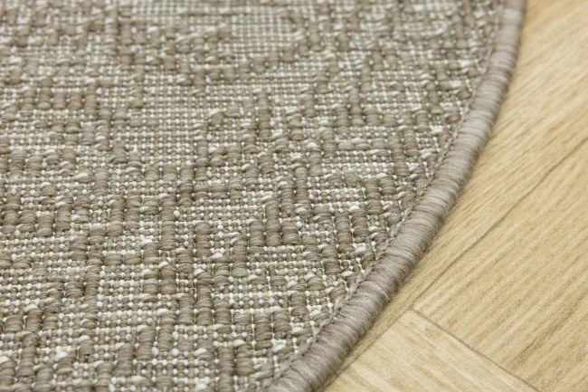 Obojstranný koberec BRUSSELS 205989/10610 béžový / krémový kruh