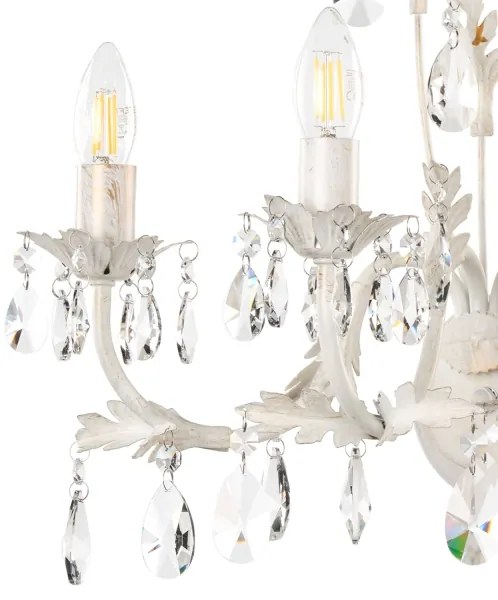 ONLI - Nástenné svietidlo TERESA 3xE14/6W/230V biela