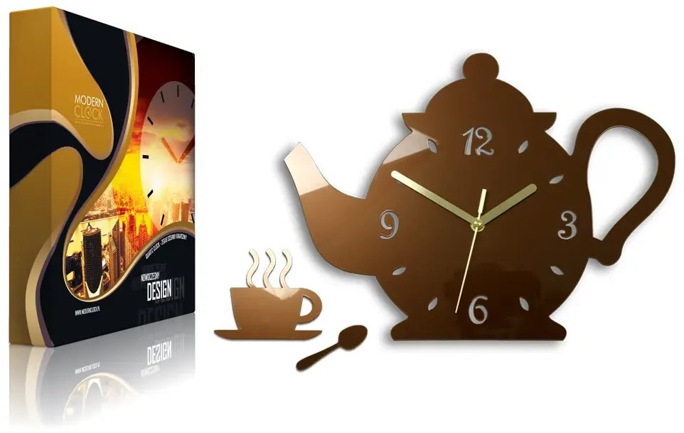 Nástenné hodiny Kettle medené