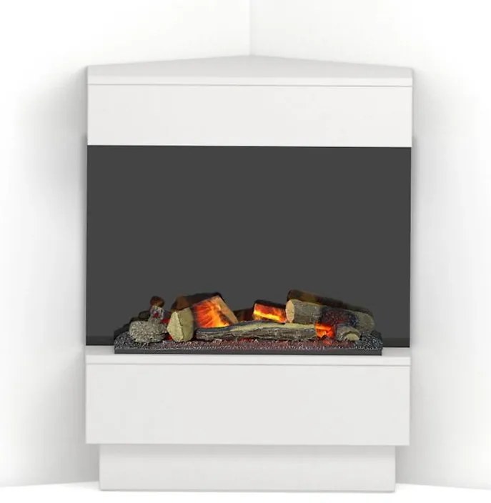 Elektrický krb Taravo Cassette 400/600 biela mat/čierna