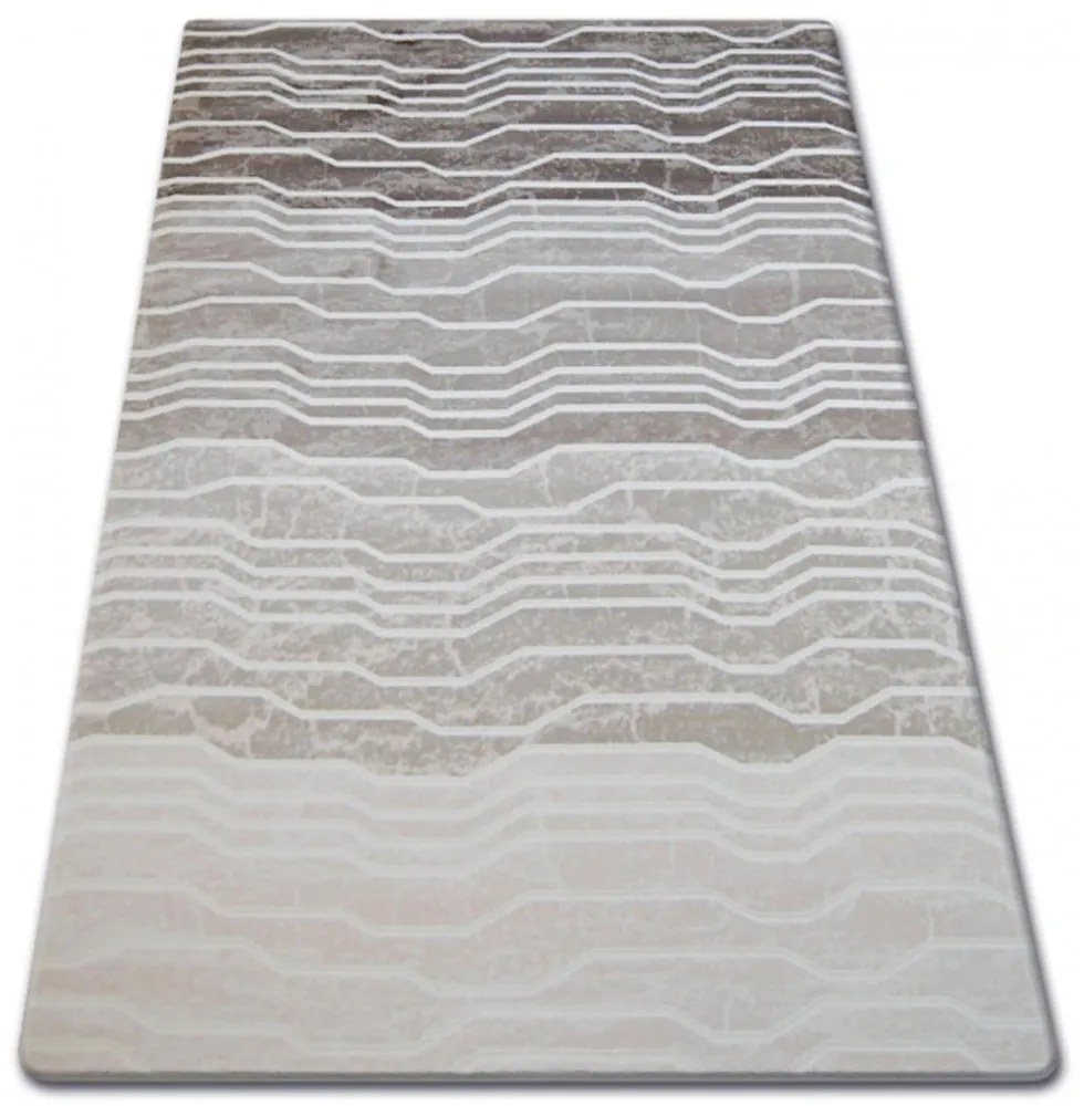 Luxusný kusový koberec akryl Zena béžový 80x150cm