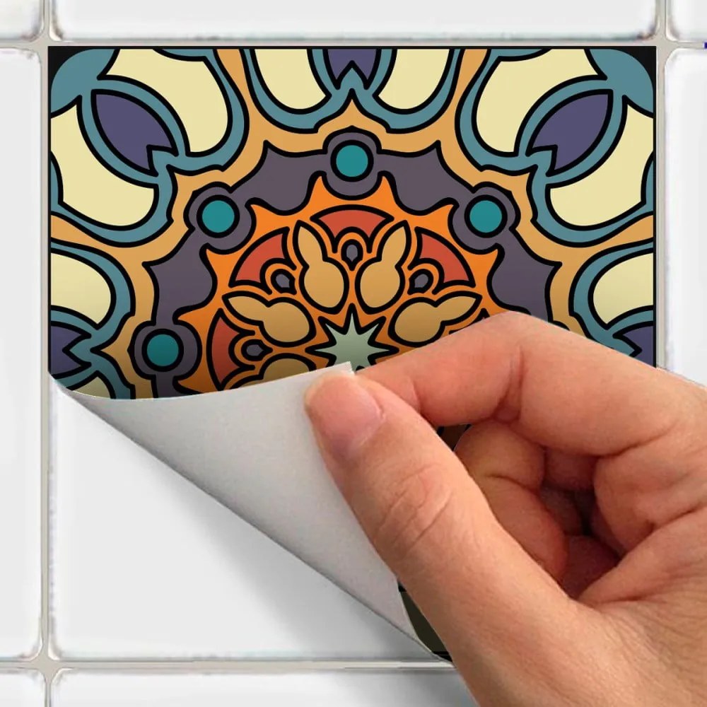 Sada 15 dekorativních samolepiek na stěnu Ambiance La Plata