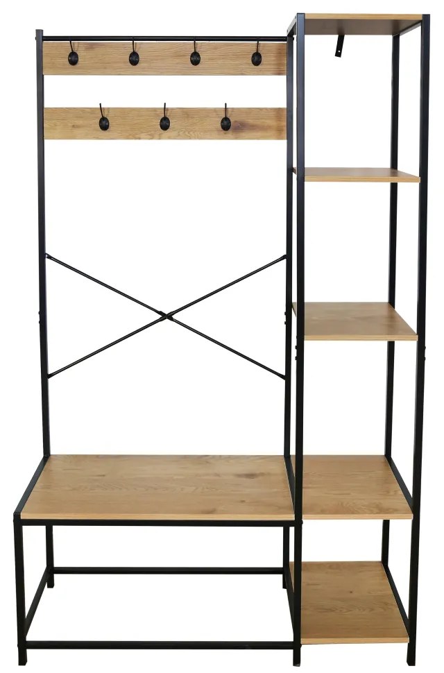 Vešiak s policami BERDY, dub