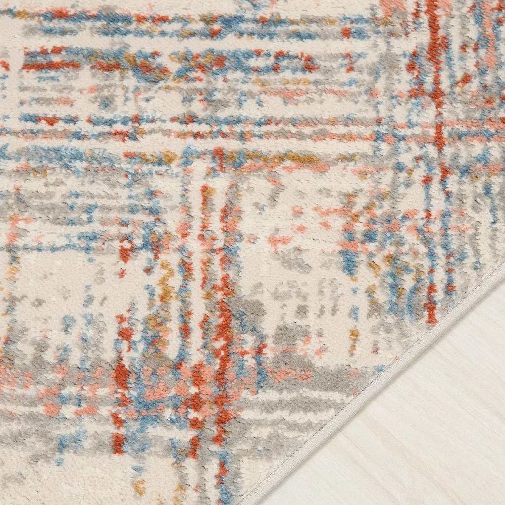 TA Koberec G505C BIELY/LOSOSOVÝ PORTLAND HIK Rozmer: 140x200 cm