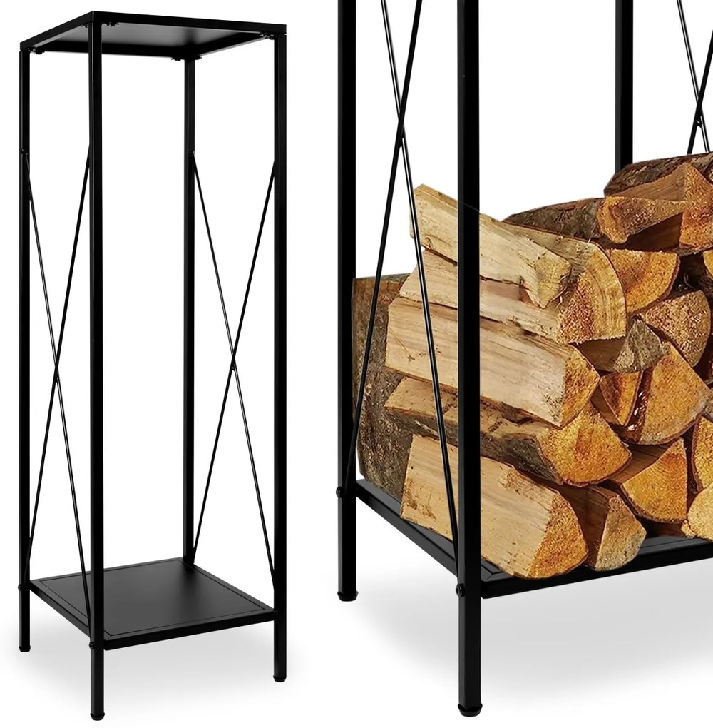 Stojan na drevo Perun čierny