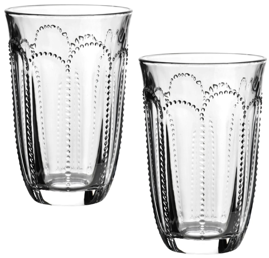 Súprava 4 ks pohárov DAPHNE 450 ml číra