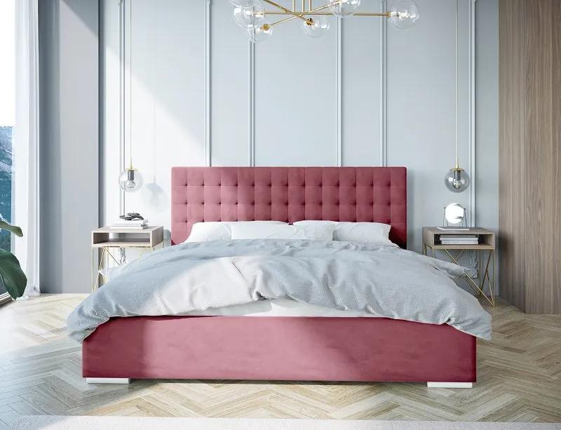 Luxusná čalúnená posteľ AVANTI - Drevený rám,160x200