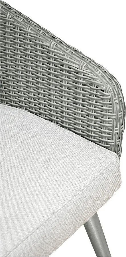 Svetlosivá záhradná lounge súprava Bistro – Unique Furniture