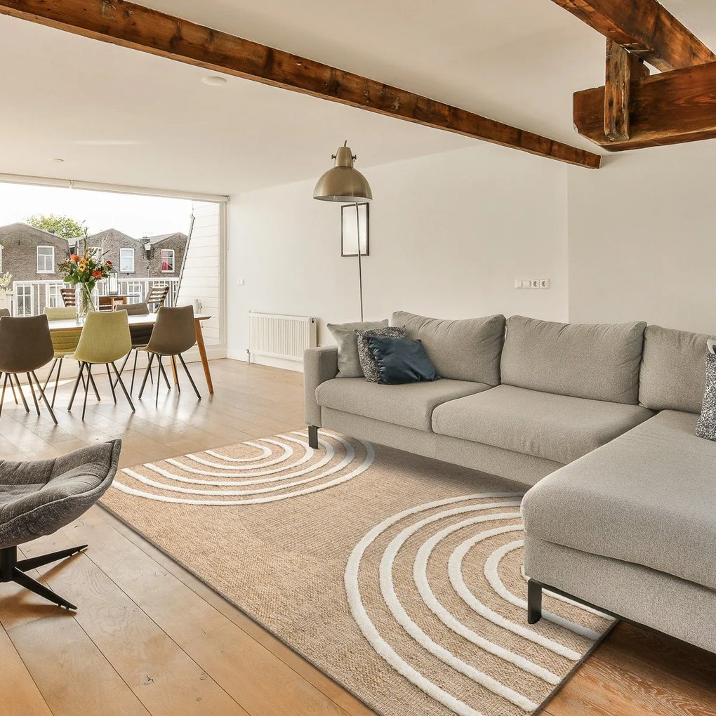 Kusový koberec Spark 0688A beige/cream, 80x150, béžová, chodba / predsieň, Dywany Łuszczów