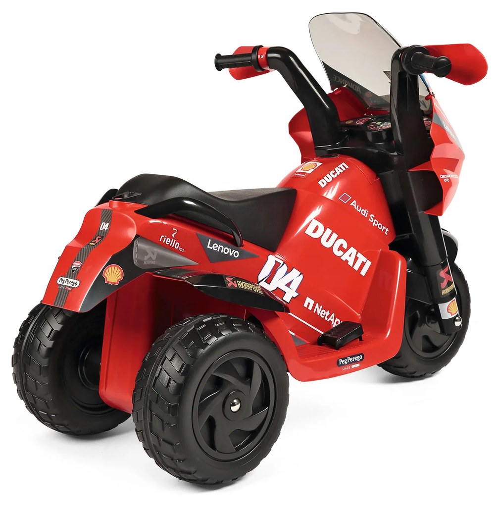 PEG PEREGO MOTORKA DUCATI DESMOSEDICI EVO - ČERVENÁ - 2021 - 6V - 25 W - 4,5Ah