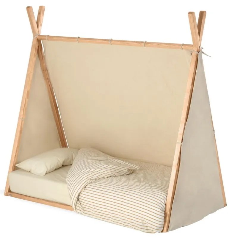 Detská posteľ 70x140 cm v prírodnej farbe Maralis Teepee – Kave Home