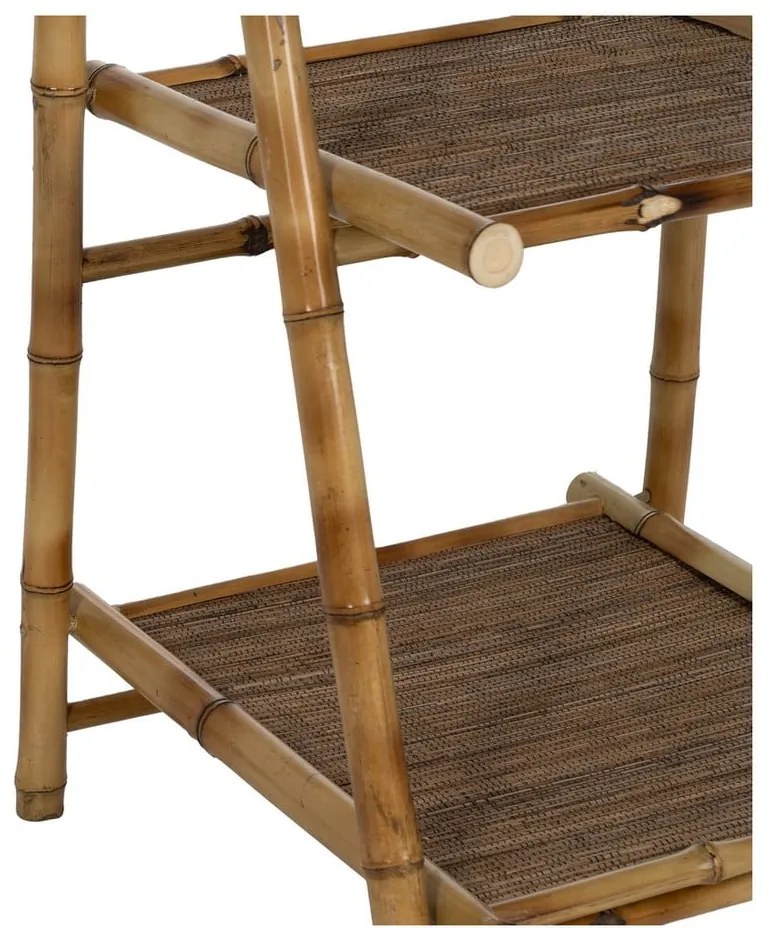 Bambusový regál v prírodnej farbe 48x100x45 cm Manali – Ixia