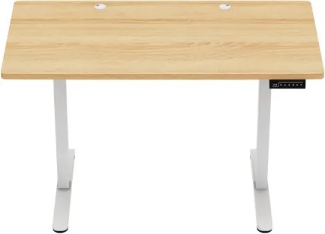 Elektrický výškovo nastaviteľný stôl Mark Adler Leader 6.9 Dub Craft / biely