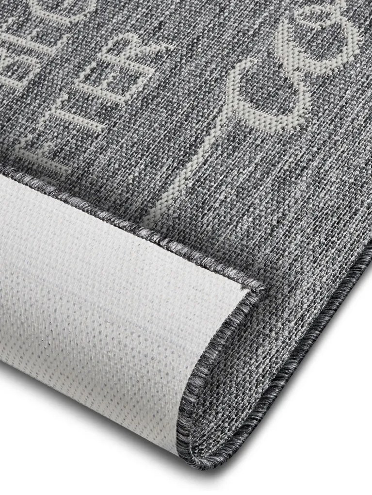 Behúň Cucina Life Begins After Coffee 105627 Grey Cream, 62x150, šedá, kuchyňa, Hanse Home