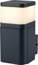 Brilagi - Vonkajšie nástenné svietidlo so zásuvkou SCHUKO PILLAR 1xG9/11W/230V IP44 antracit